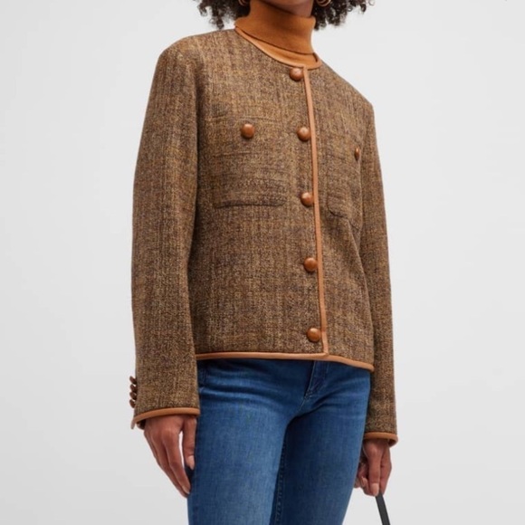 Vintage Liz Claiborne Tule Woven Blazer Sz Medium - Picture 8 of 9